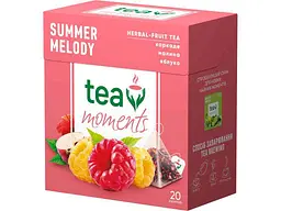 Чай пакетований фруктовий та трав'яний Tea Moments Summer Melody 34 (1,7 г) 20 пакетиків