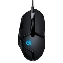 Миша комп'ютерна дротова ігрова Logitech G402 Hyperion Fury з підсвічуванням / 8 програмованих кнопок / DPI 4000 / Чорний (910-004067) - мініатюра 2