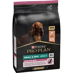 Сухий корм Purina Pro Plan Small & Mini Adult 1+ Sensitive Skin для дорослих собак дрібних порід з чутливою шкірою з лососем 3 кг (12272215) - мініатюра 3