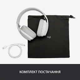 Гарнітура Logitech ZONE VIBE 100 Wireless Off White (981-001219) - мініатюра 10