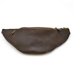 Кожаная женская сумка-бананка TARWA 33х11.5х8 см sum0026350