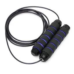 Скакалка швидкісна для кросфіту Cornix Speed Rope Classic XR-0147 Black/Blue - мініатюра 2