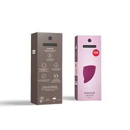 Менструальна чаша Fun Factory Fun Cup Menstrual Cup 30 мл бордова - мініатюра 3