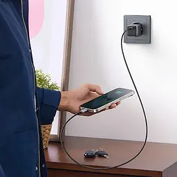 Зарядний пристрій 1xUSB 30W (USB-C) Gan PD Nexode Mini Сірий CD319 Ugreen (90666) - мініатюра 2