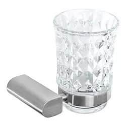 Склянка для зубних щіток Rea 322224 nickel brushed REA-77036, Никель - мініатюра 4