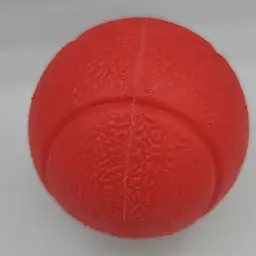 Малий баскетбольний м'яч для собак зі звуком Bonny TPR Pet Teething Dog Chew Toy, S Червоний