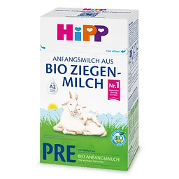 Органічна дитяча суха суміш HiPP Pre на козиному молоці з народження 400г - мініатюра 2