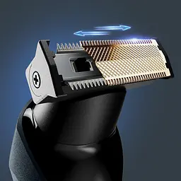 Тример Rowenta Forever Sharp Ultimate, для бороди, вусів, акум., насадок-10, 120 хв. використання, дисплей, сталь, синій - мініатюра 10