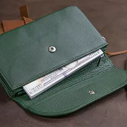 Жіночий шкіряний гаманець-клатч ST Leather 19х9,5х2,5 см acs0015827 - мініатюра 8
