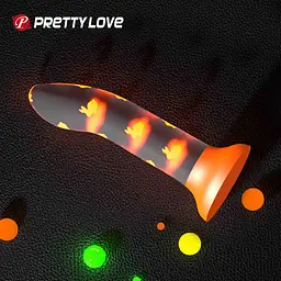 Фалоімітатор Pretty Love Magical Nightfall 17 см помаранчевий - мініатюра 8