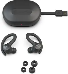 Навушники TWS Jlab Go Sport+ Graphite (IEUEBGAIRSPRTRBLK124) UA - мініатюра 3