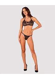 Комплект білизни Obsessive Celia Noir XS/S чорний - мініатюра 3