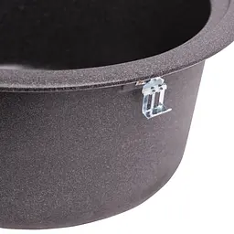 Кухонна мийка Lidz D510/200 GRF-13 (LIDZGRF13D510200), Графіт - мініатюра 6