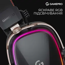 Ігрові навушники GamePro Asgard Valkyria RGB Tri-mode Black (HSW249B) [138322] - мініатюра 8