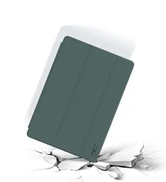 Чохол BeCover Tri Fold Soft TPU Silicone для Apple iPad Air 13 M2 2024 Темно-зелений (711470) - мініатюра 4