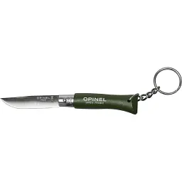 Ніж Opinel Keychain №4 VRI Inox. Колір - зелений