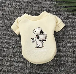 Худі на флісі для собаки Dog 11232 XS молочне