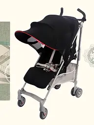 Універсальний капюшон-козирок на коляску від сонця Maclaren Чорний