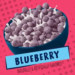 Сухий сніданок Kellogg's Froot Loops Glazed Donut Holes Blueberry Cereal 504г - мініатюра 4