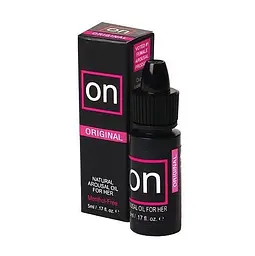 Збудливі краплі для клітора Sensuva ON Arousal Oil for Her Original (5 мл) - мініатюра 2
