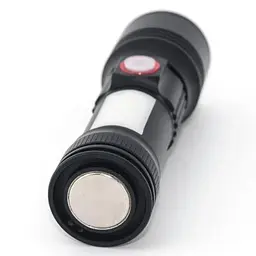Ліхтар Quantum Adept 10W LED zoom +COB з USB+ Li-ion18650/2600mAh (QM-FL1031-18650/2600) - мініатюра 3