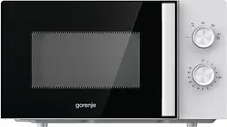 Мікрохвильова піч, 17л, мех. керув., 700Вт, дисплей, білий Gorenje kuh0015097