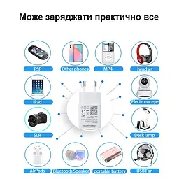 Швидка USB зарядка QC 3.0 5V = 3A, 9V = 2A, 12V = 1.6A, 5 рівнів захисту Nectronix QC11 (100958) - мініатюра 5
