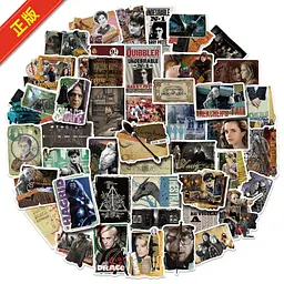 Стікерпак Гаррі Поттер Набір наклейок GeekLand Harry Potter 50 штук 2457174609 - мініатюра 4