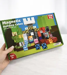 Магнітний конструктор Minecraft 150 шт по грі Майнкрафт Magnetic Фортеця Mk001022 - мініатюра 3