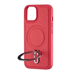 Чохол Jinduka Leather Ringo iPhone 14 Red - мініатюра 4