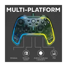 Геймпад Canyon Brighter GP-02 Wired RGB 4in1 PS3/Android BOX-TV/Nintendo Crystal (CND-GP02) - миниатюра 3