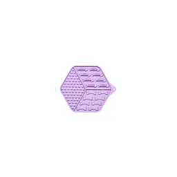 Килимок-годівниця WahoPet Licky Mat силіконовий, фіолетовий