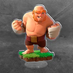 Акрилова колекційна фігурка Clash of Clans, Clash Royale Персонаж Гігант 15 см