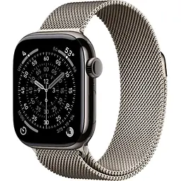 Смарт-годинник Apple Watch Series 11 GPS + Cellular 42mm Natural Titanium Case with Natural Milanese Loop (MF8P4) [151121]