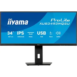 Монітор 34" Iiyama XUB3493WQSU-B6 UWQHD IPS 120 Hz (XUB3493WQSU-B6)