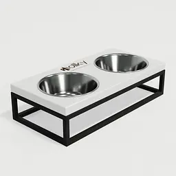 Hollky Base S — миски на підставці для маленьких собак та котів (2 × 0,45 л) - мініатюра 5