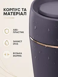 Сенсорне відро для сміття 12 л автоматичне з датчиком руху IPX5 для кухні ванної та офісу сіре (49676103) - мініатюра 7