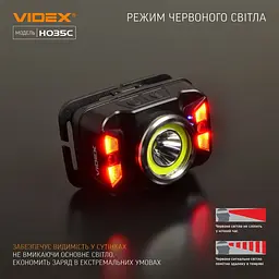 Налобний ліхтар Videx VLF-H035C [144605] - мініатюра 8