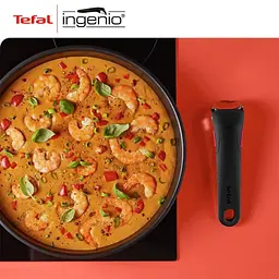 Сковорода Вок із серії Tefal Ingenio Unlimited Red 26 см (L3837792) з шестишаровим титановим антипригарним покриттям Titanium 6Х - мініатюра 7