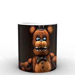 Кухоль GeekLand Five Nights At Freddys П'ять ночей з Фредді постер FN.02.050 330 мл білий - мініатюра 3