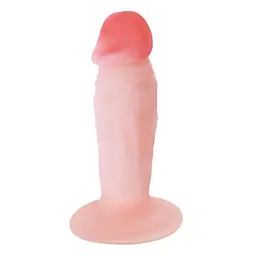 Анальна пробка Baile Little Stud Penis Butt Plug, 10 см, рожевий - мініатюра 5