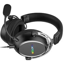Ігрова гарнітура HATOR Hypergang 3 Hi-Res USB7.1 Black (ESH50) - мініатюра 3