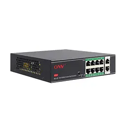 PoE-комутатор некерований 10-портовий ONV-H1108PSD з 8 портами PoE (73-00060) - мініатюра 3