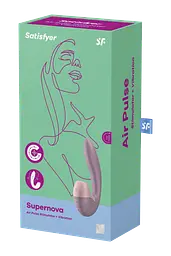 Вібратор Satisfyer Supernova з вакуумно-хвильовим стимулятором клітора, 16.9х3.7 см рожевий - мініатюра 8