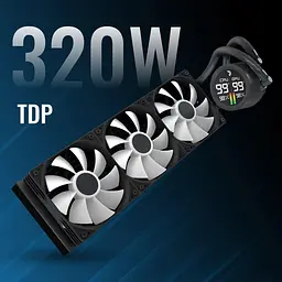 СВО Aerocool Abyss L360R Digi Black (ACLA-AD36117.11) - мініатюра 6