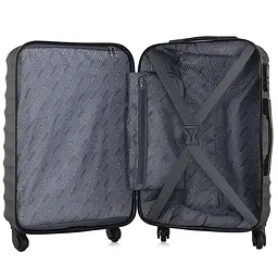Валіза велика Semi Line 28 дюймів (L) ABS-Plastic Black (T5634-3) - мініатюра 2