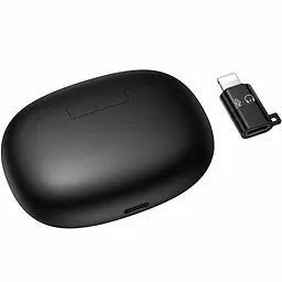 Петличний бездротовий мікрофон Hoco L19 Graceful dual-mic 2in1 (Lightning/Type-C) Black - мініатюра 7