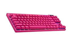Ігрова клавіатура Logitech G Pro X TKL Lightspeed Tactile Magenta (920-012159) - мініатюра 2
