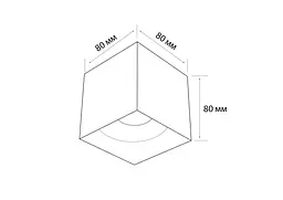 Точковий світильник MJ-Light S045 10W BK 3000K - мініатюра 2