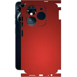 Защитная пленка StatusSKIN для Tecno Spark 20C Корпус Винил красная матовая